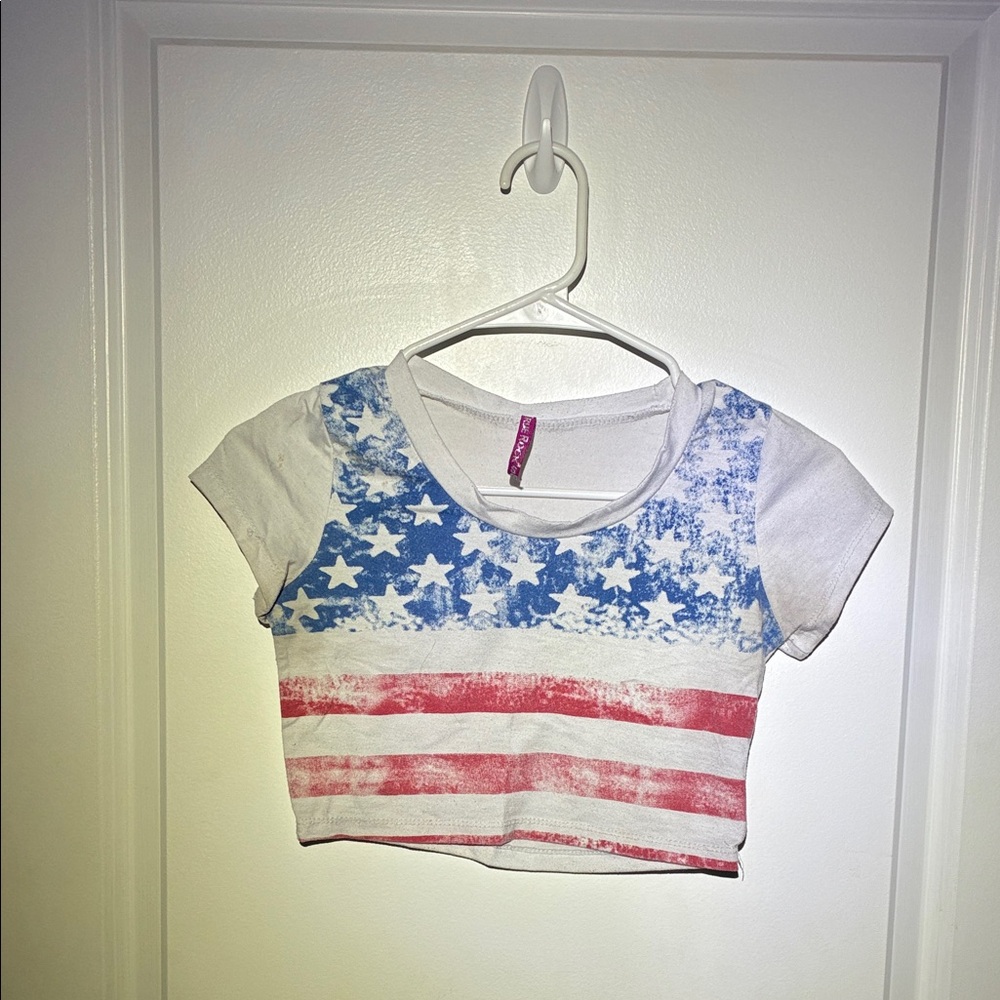 TRUE ROCK Kids Stars and Stripes Crop Top